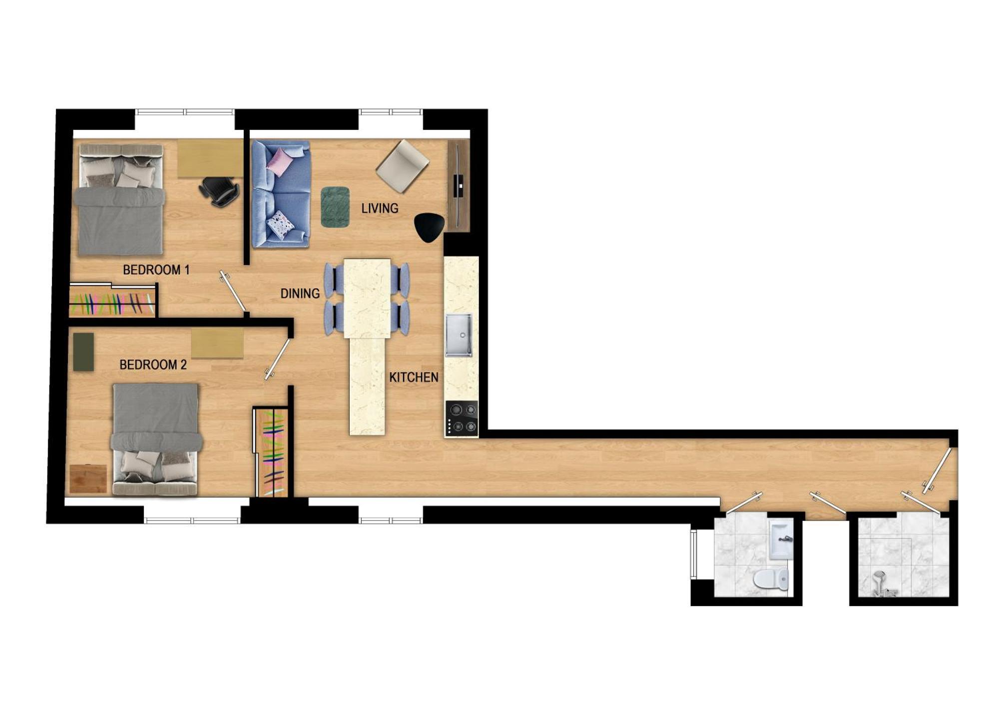 Apartament Modern - Work Friendly - Quiet Area Bergen Zewnętrze zdjęcie
